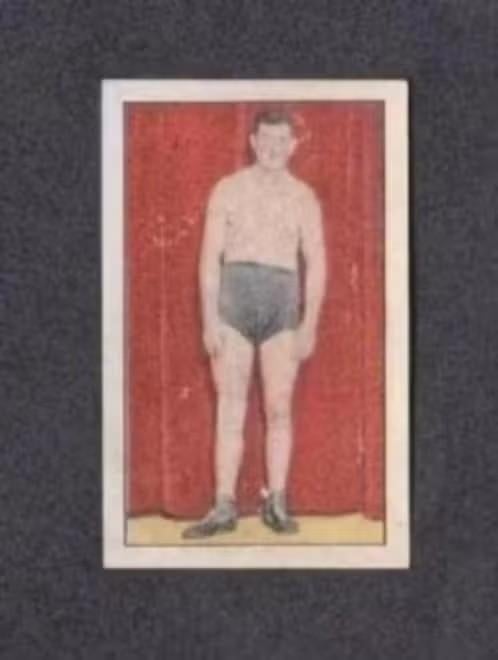 Albumplaatje D. Korver Worstelaar 1932 (104)., Verzamelen, Ophalen of Verzenden, Zo goed als nieuw