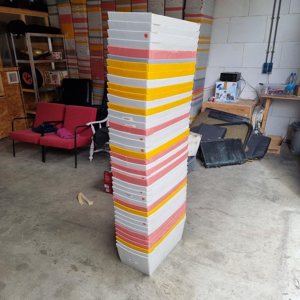 950x Gebruikte Plastic Voorraadbakken - Winkel/Webshop, Ophalen, Gebruikt, Opvouwbaar, Overige typen