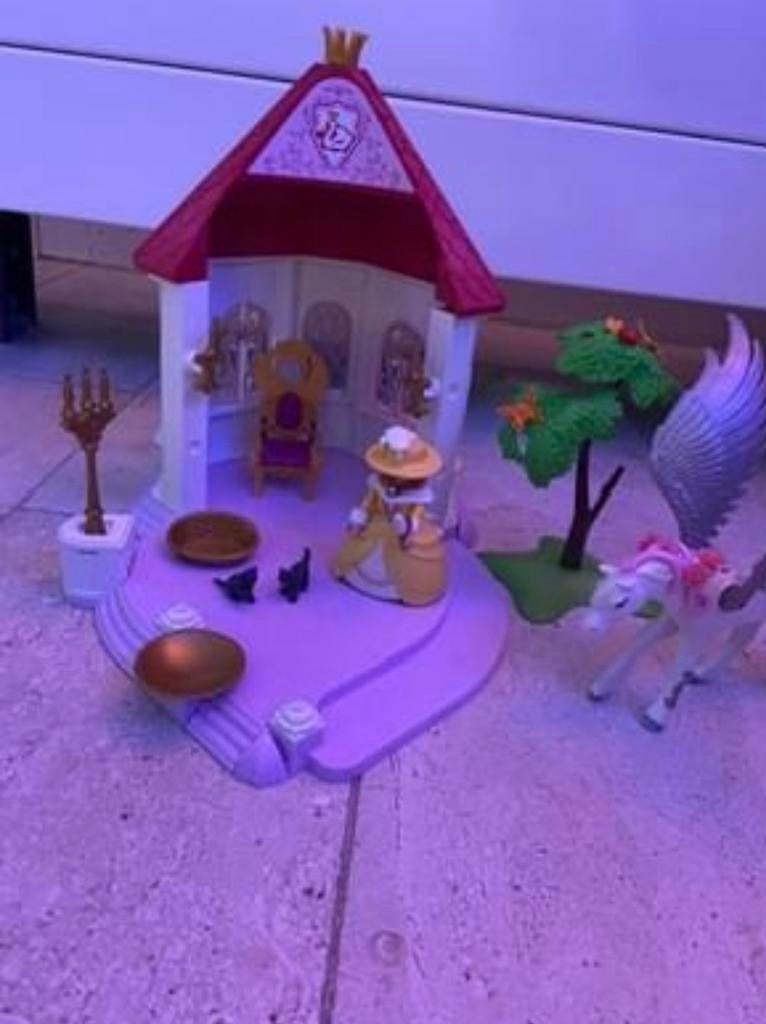Playmobil  prinsessentoren met pegasus 5985, Ophalen, Zo goed als nieuw