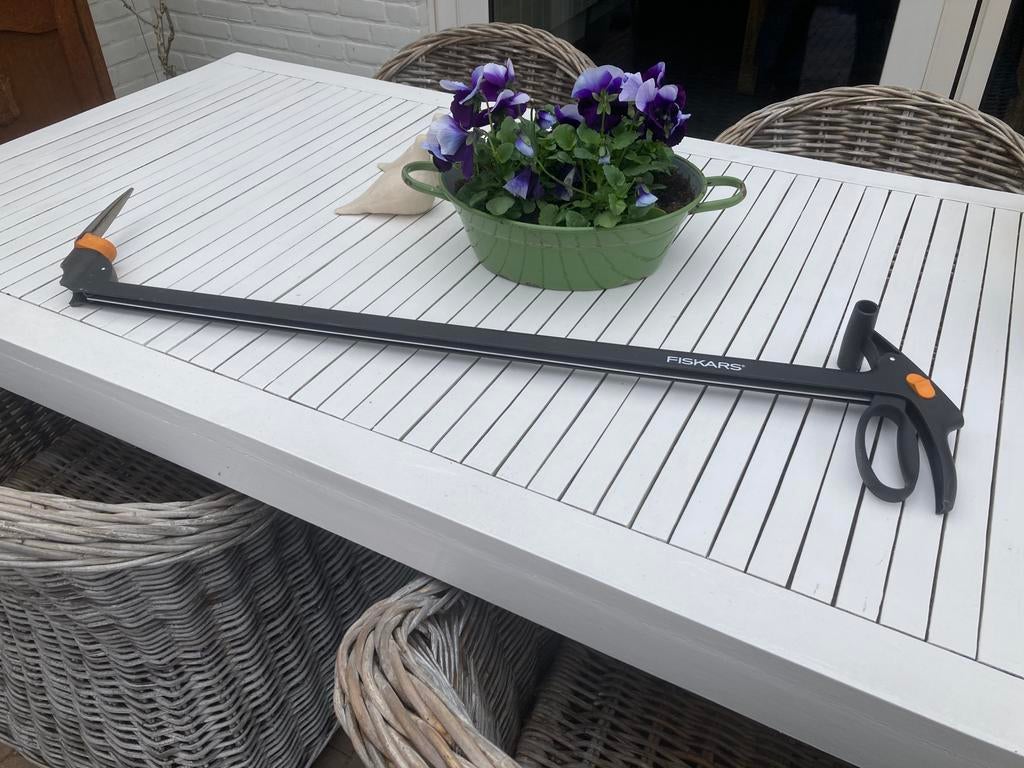 Graskantschaar met lange steel Fiskars, Tuin en Terras, Hand-tuingereedschap, Ophalen, Zo goed als nieuw