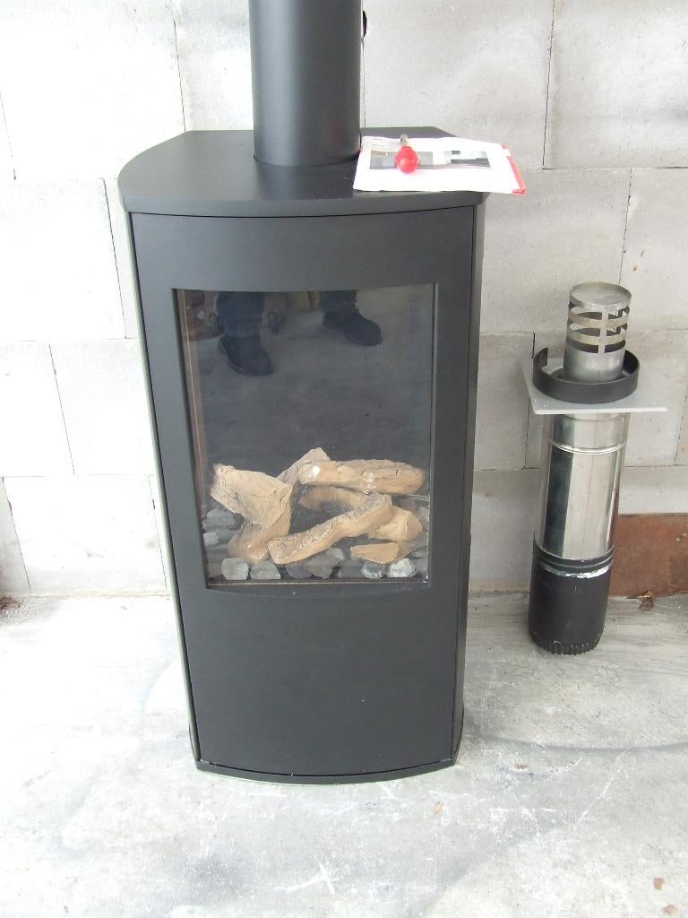 Dru Trio Gashaard met Gesloten Verbranding, Ophalen, Gas, Zo goed als nieuw, Vrijstaand