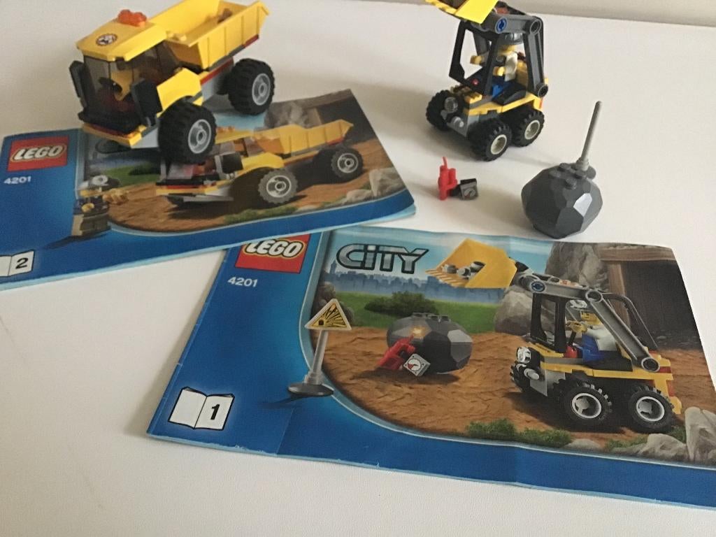 Lego 4201 Kiepwagen met Laadschop, Ophalen of Verzenden, Zo goed als nieuw, Complete set, Lego