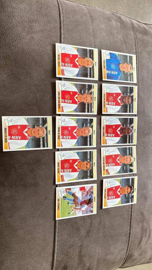 Panini voetbal 95 ajax, Verzamelen, Ophalen of Verzenden, Zo goed als nieuw, Ajax, Poster, Plaatje of Sticker