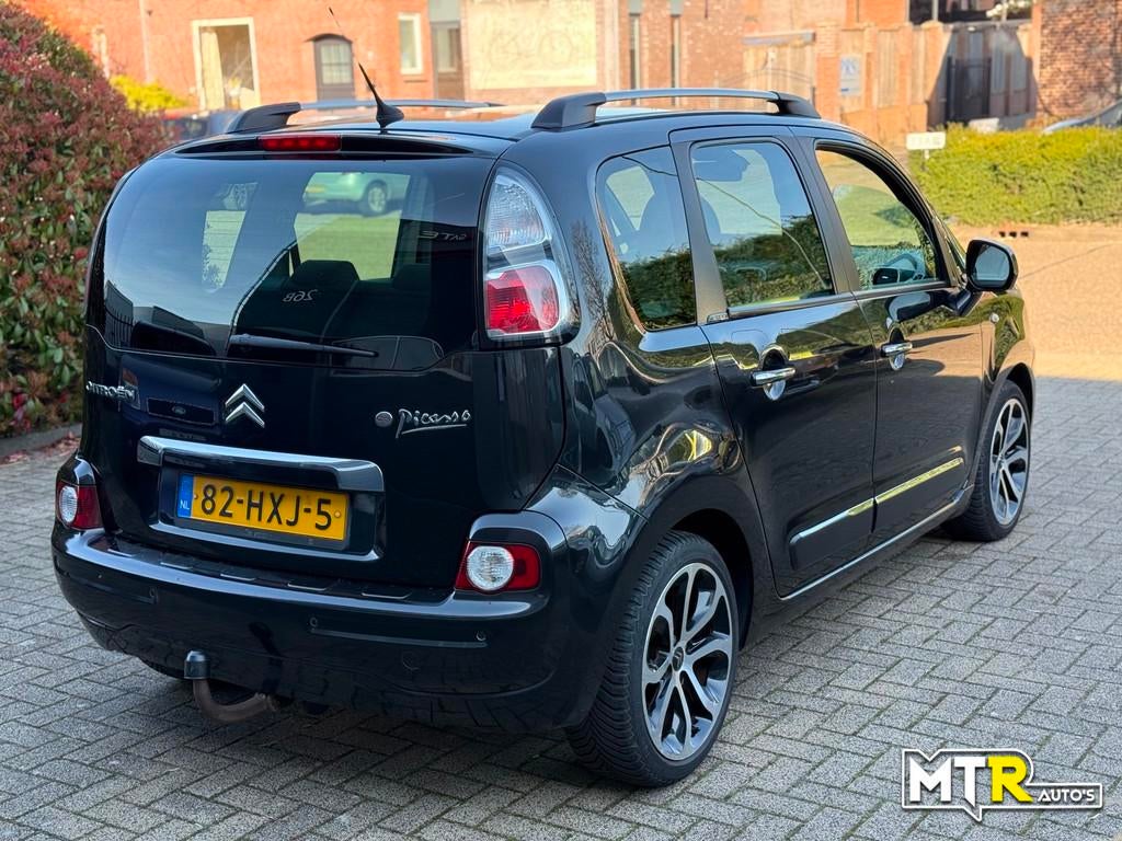 Citroen C3 Picasso 1.4 VTi Exclusive 2e EIG|PANO|CRUISE|CLIM, Voorwielaandrijving, Gebruikt, Parkeersensor, Zwart