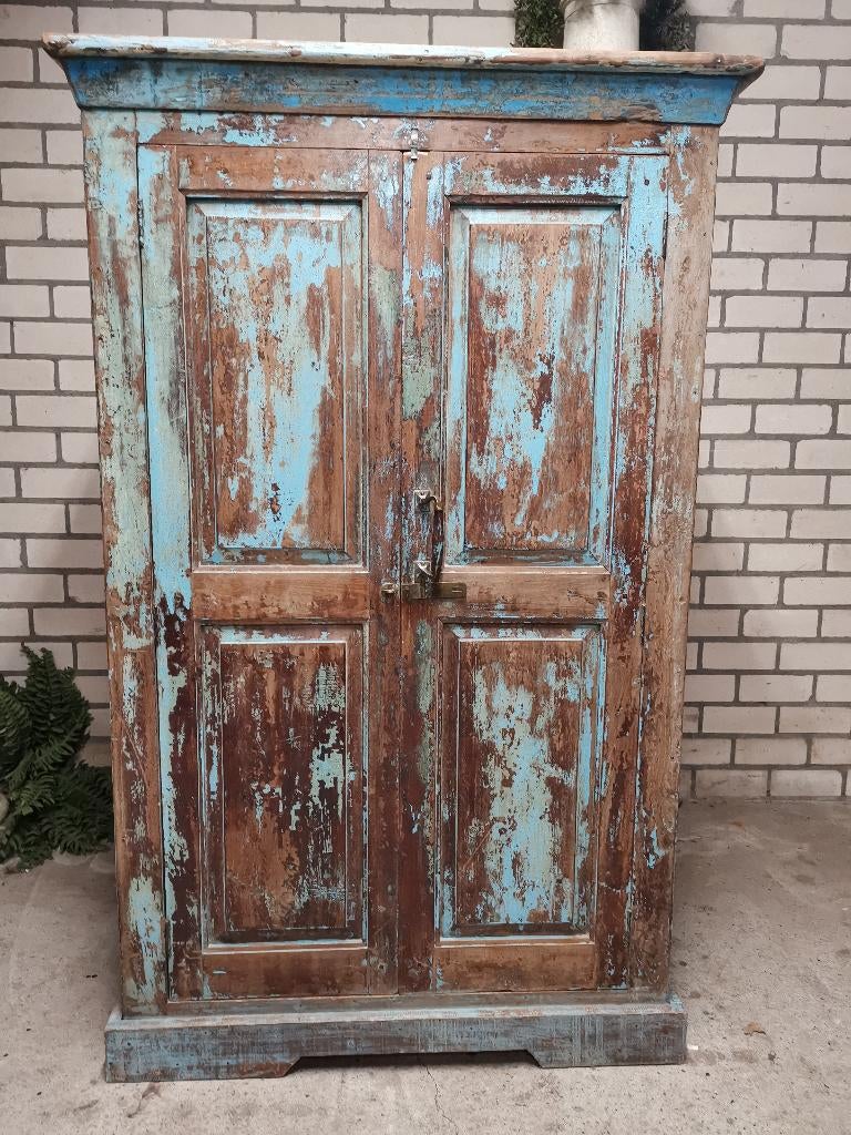 Oude kast uit India, Antiek en Kunst, Antiek | Meubels | Kasten, Ophalen