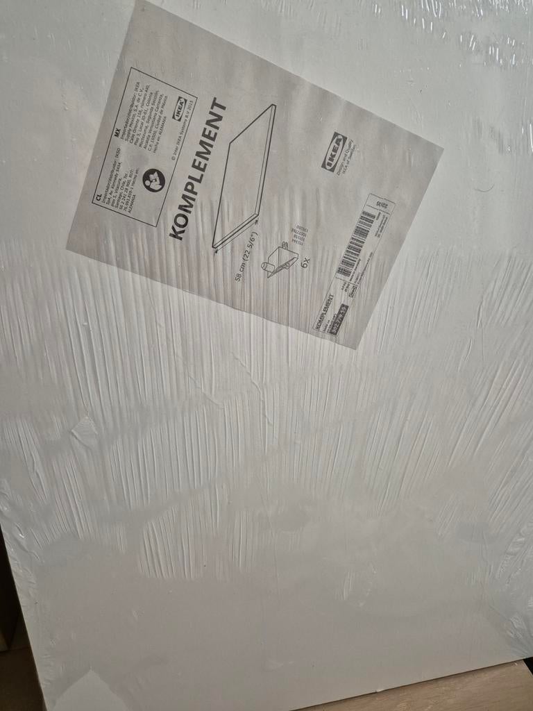 Ikea Komplement plank wit, Ophalen, Nieuw, 50 tot 100 cm, Minder dan 100 cm