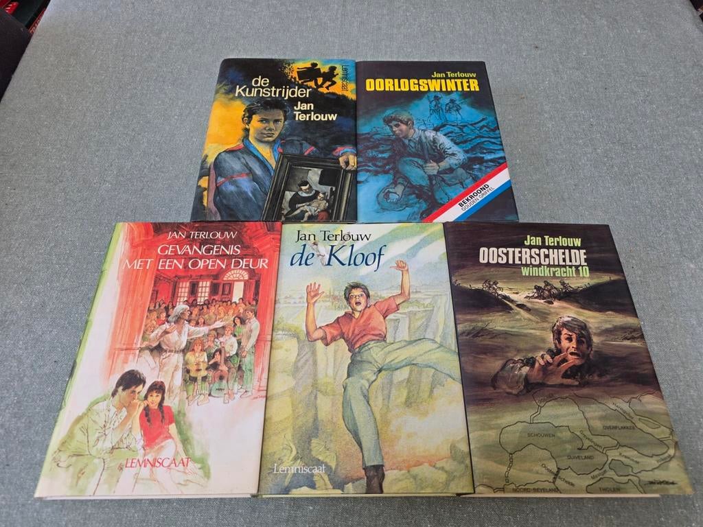5 boeken van Jan terlouw, Ophalen, Zo goed als nieuw