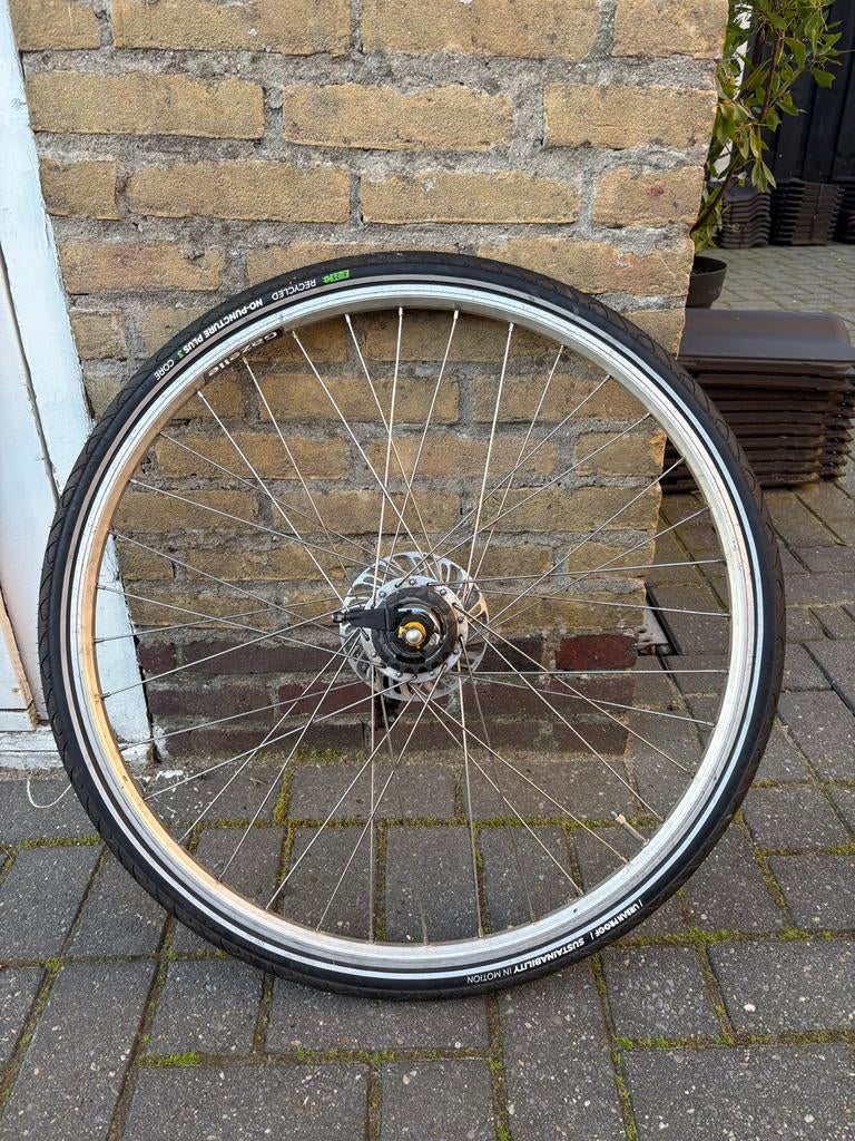 Ebike achterwiel met band, Fietsen en Brommers, Fietsonderdelen, Gebruikt, Ophalen of Verzenden, Aluminium, Elektrische fiets