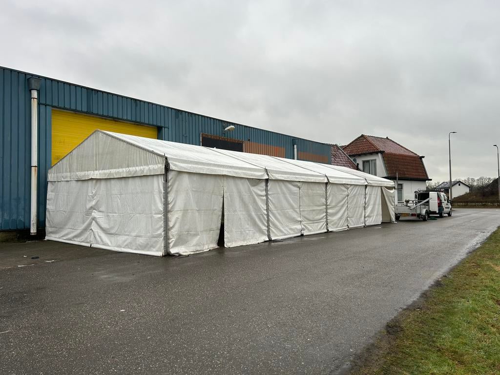 Aluhal / Aluhal tent / feesttent Te Huur, Ophalen of Verzenden, 2 meter of meer, 8 meter of meer, 6 meter of meer
