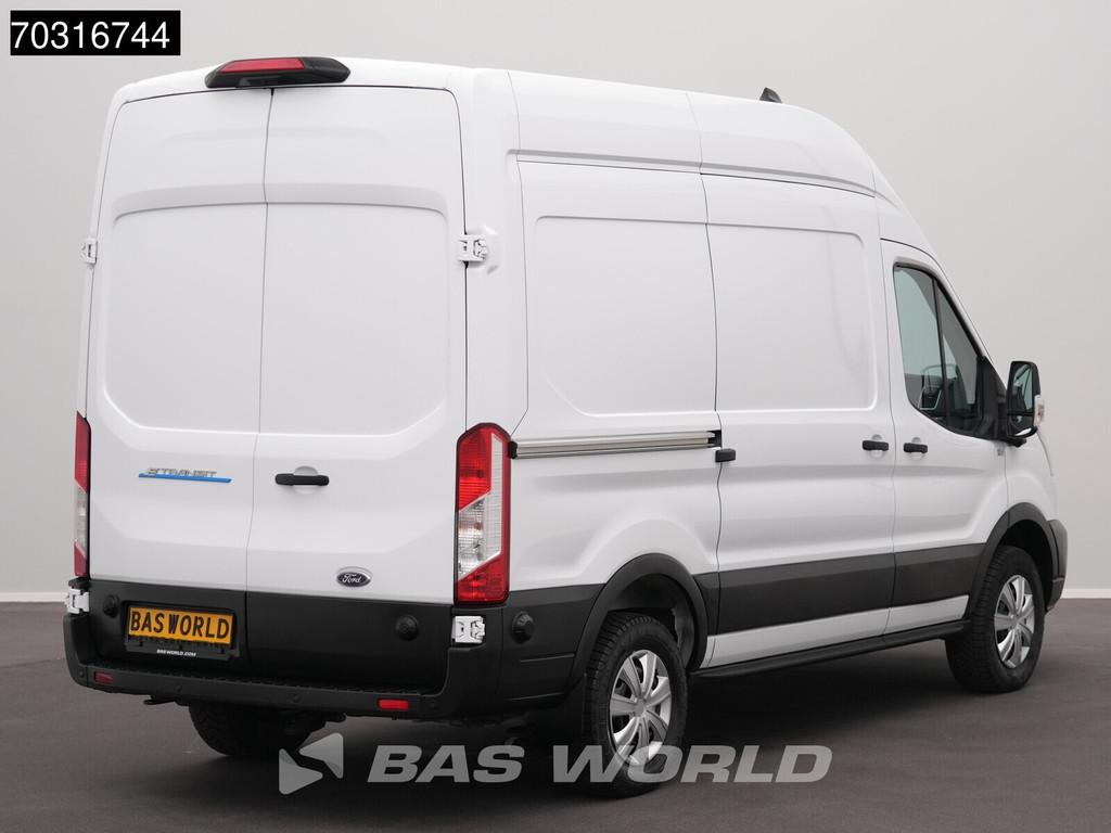 Ford e-Transit 184pk Elektrisch 68kWh 317km WLTP L2H3 Hoog D, Automaat, Stof, Gebruikt, Navigatiesysteem