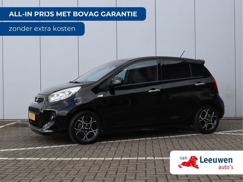 Kia Picanto 1.0 CVVT DynamicLine | Cruise Control | Bluetoot, Gebruikt, Zwart, Zwart, Origineel Nederlands