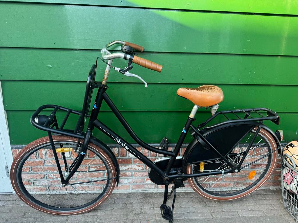 Meisjes fiets transportfiets 26 inch, Ophalen, Gebruikt, 26 inch of meer, Handrem