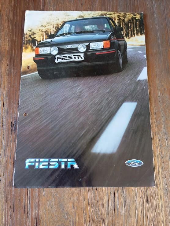 Ford Fiesta o.a. XR 2 [ 1 / 1985 ] 6 pag., Verzenden, Zo goed als nieuw, Ford