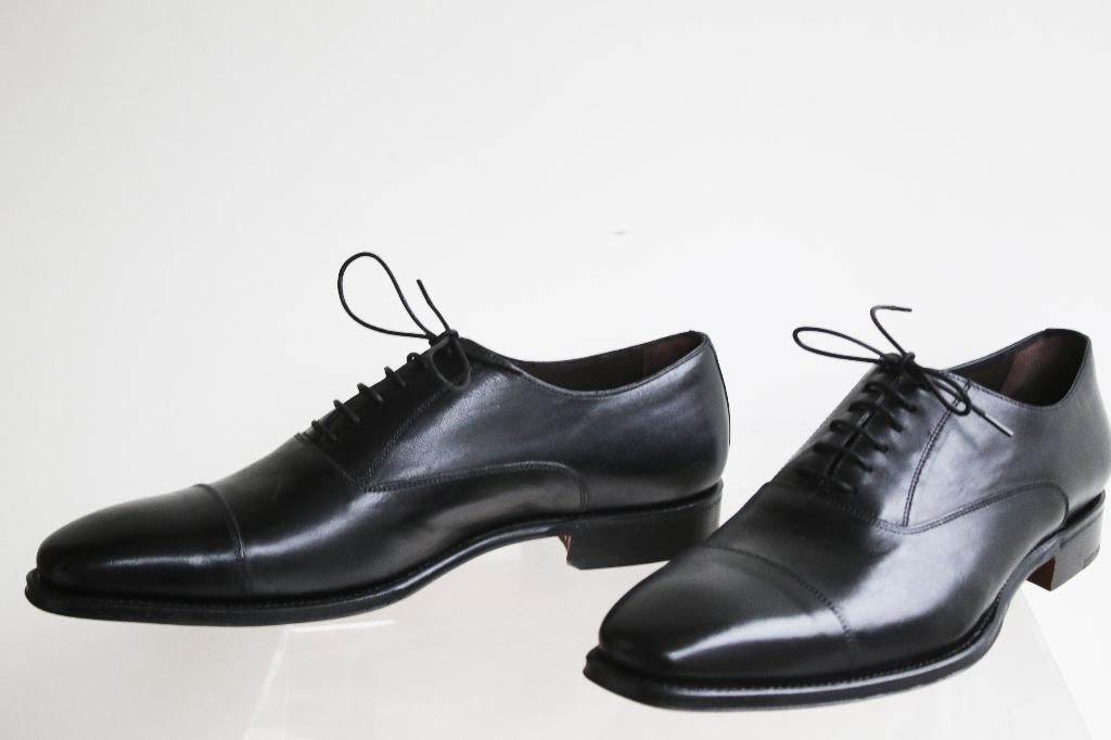 Nieuw! Langer & Messmer plain oxford in 10.5 = maat 44.5, Zwart, Langer & Messmer, Nieuw, Ophalen of Verzenden