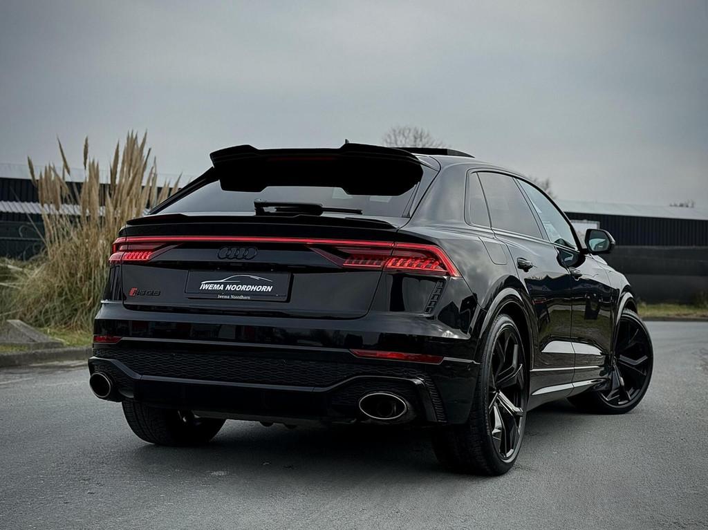 Audi RSQ8 4.0 TFSI Q8 quattro RS Dynamic +|Akrapovic|Keramis, Auto's, Gebruikt, 600 pk, Zwart, Bedrijf