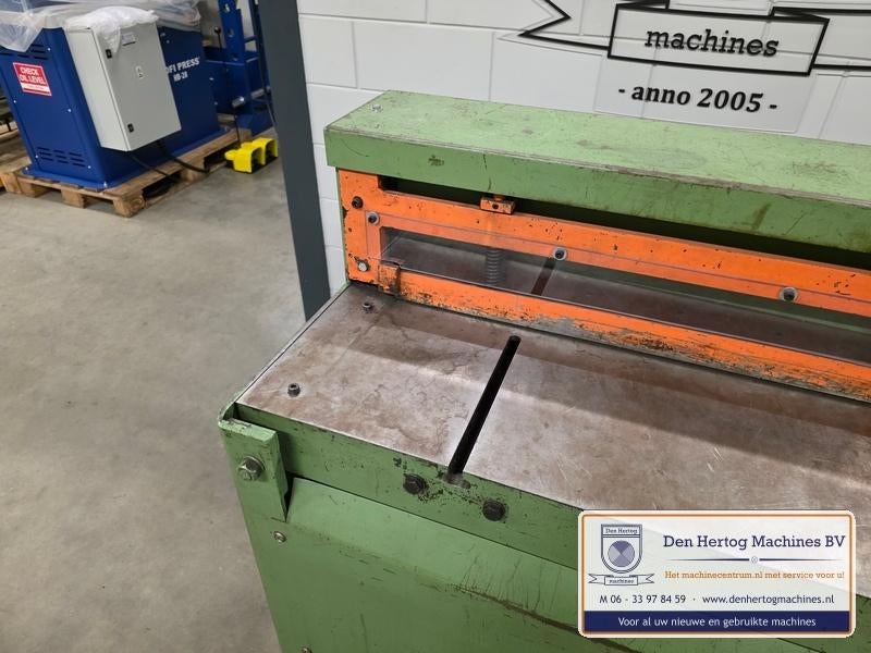 JORG schaar 4022 cap. 1250x2mm stil en compact in gebruik, Ophalen, Gebruikt