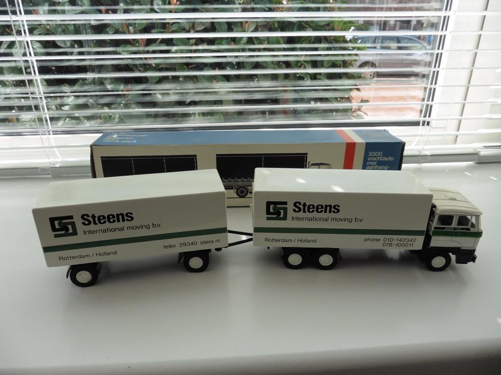 DAF trucks Steens international moving model auto, Ophalen of Verzenden, Zo goed als nieuw, Auto, Overige merken