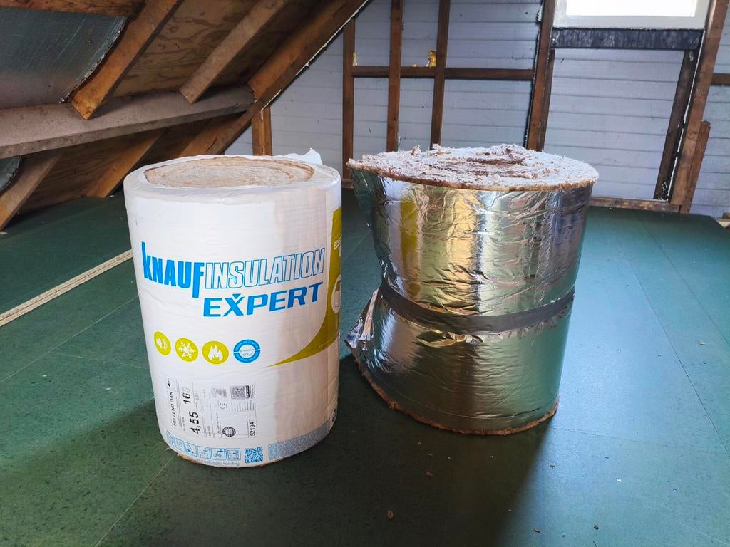 Knauf expert glaswol 16cm, Doe-het-zelf en Verbouw, Isolatie en Afdichting, Ophalen, Glaswol, 12 cm of meer, Dakisolatie