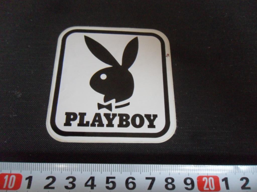 sticker PLAYBOY Bunny logo, Ophalen, Zo goed als nieuw, Sticker