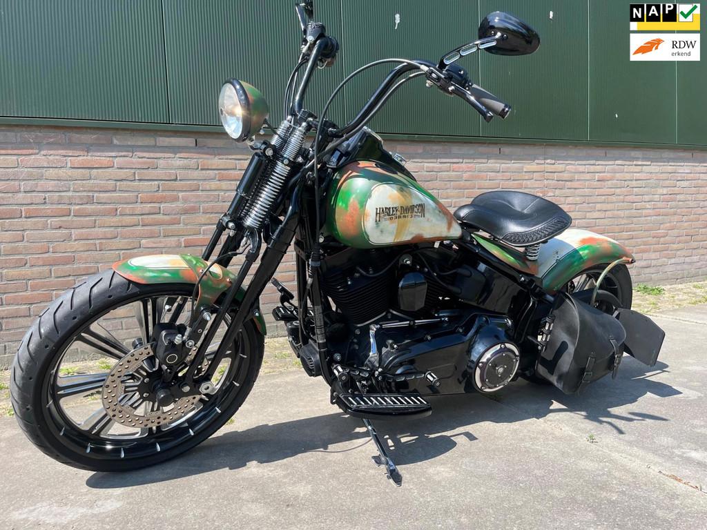 Harley Davidson Chopper 96 FLSTSB Cross Bones Zeer uniek exe, Motoren, Motoren | Harley-Davidson, Chopper, Particulier, Meer dan 35 kW