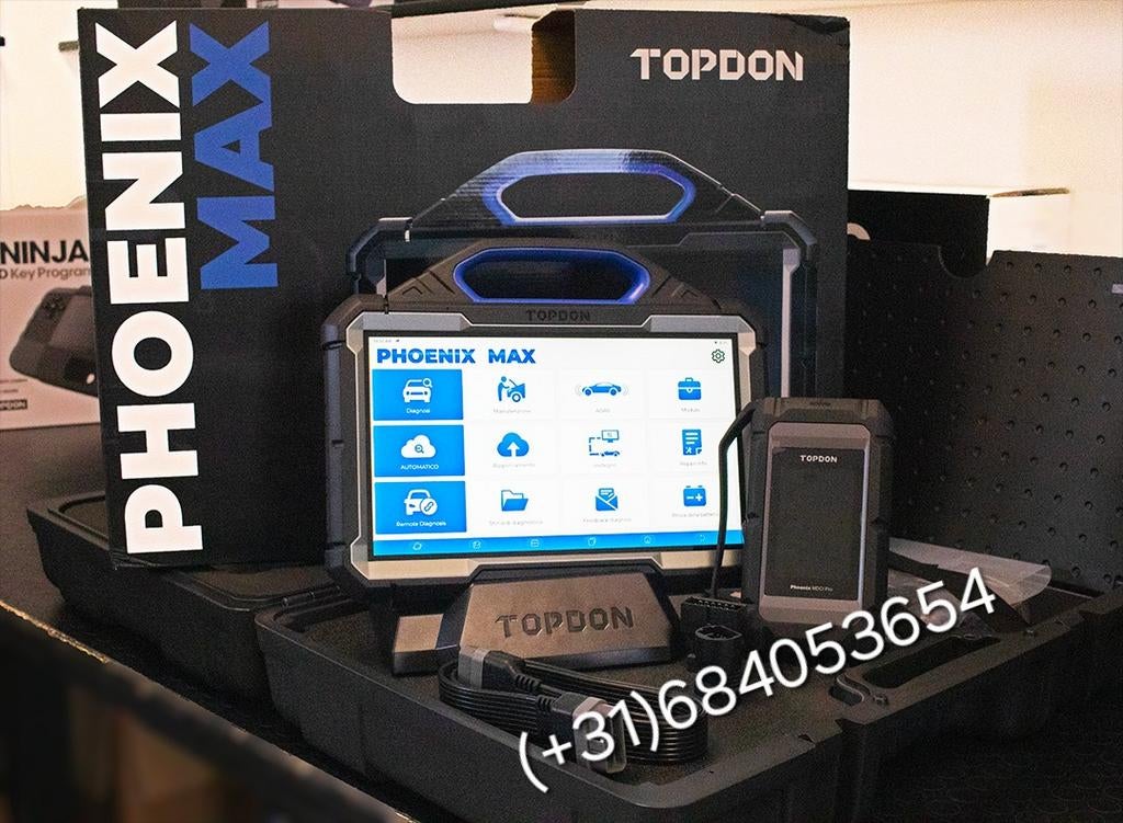 Topdon Phoenix MAX OBFCM J2534 Ecu Coderen Pass Thru DOIP, Auto diversen, Autogereedschap, Ophalen of Verzenden, Nieuw