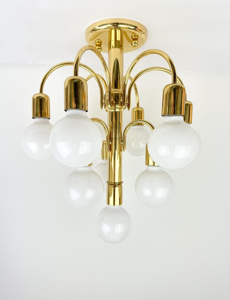 Vintage Solken Leuchten plafondlamp, Niet ingevuld, Gebruikt, Mid century modern, Niet ingevuld