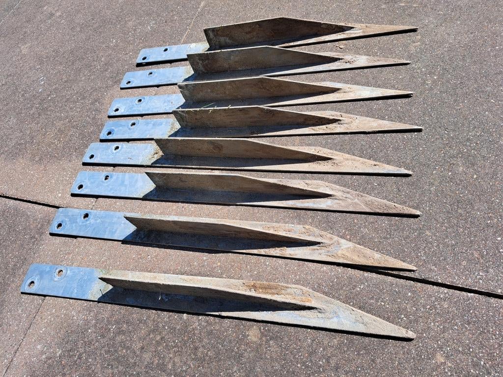 Grondankers verzinkt met punt 8 stuks, Ophalen