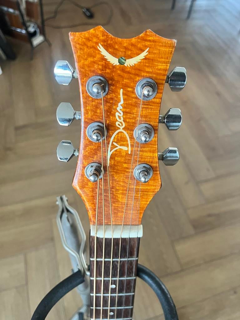 Dean Reisgitaar - Zo goed als nieuw, Muziek en Instrumenten, Snaarinstrumenten | Gitaren | Akoestisch, Ophalen of Verzenden, Zo goed als nieuw
