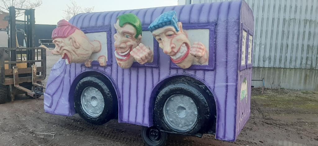 Kleine carnavalswagen/aggregaatkar, Ophalen, Gebruikt, Overige typen, Carnaval