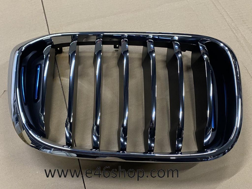 GRILLE RECHTS BMW X3 BLEU OE 51137464924 NW ORG BMW, -, -, Nieuw, Ophalen of Verzenden
