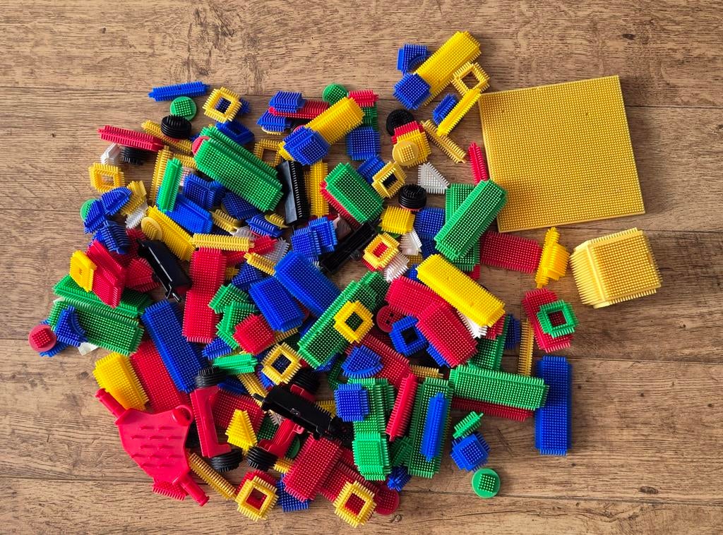 Grote verzameling Nopper Bouwstenen, Ophalen of Verzenden, Gebruikt