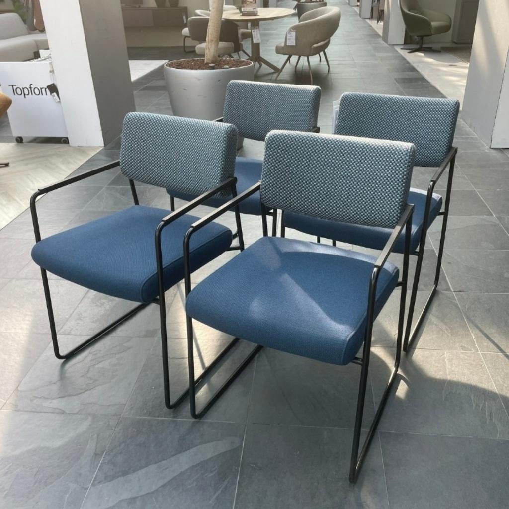 Harvink Eetkamerstoel Duck, Ophalen, Blauw, Design, Nieuw