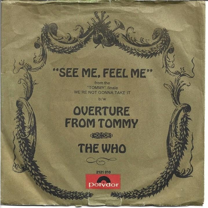 The Who - See me, feel me uit 1970, Cd's en Dvd's, Vinyl Singles, Gebruikt, Verzenden, 7 inch, Single