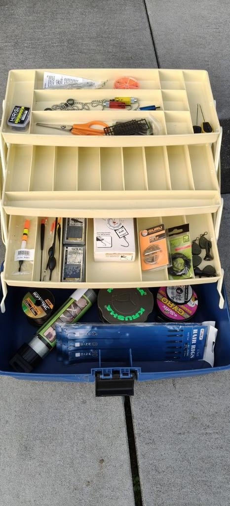 Grote viskoffer met inhoud, Ophalen of Verzenden, Gebruikt, Overige typen