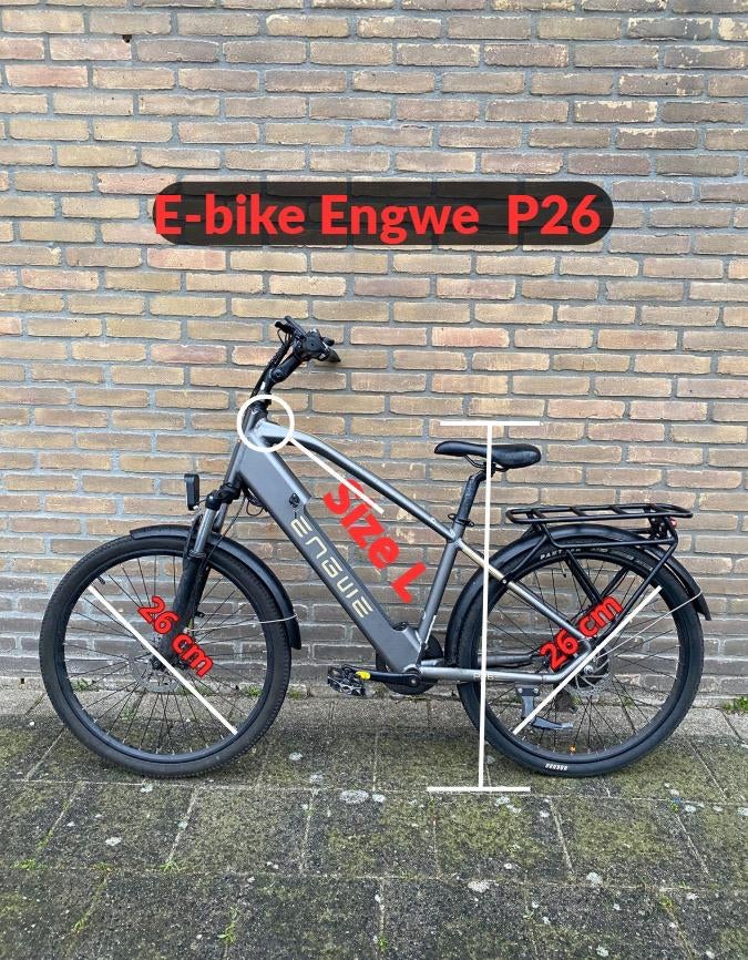 Engwe P26 E bike elektrische fiets, Overige merken, Ophalen of Verzenden, Zo goed als nieuw, 51 tot 55 cm