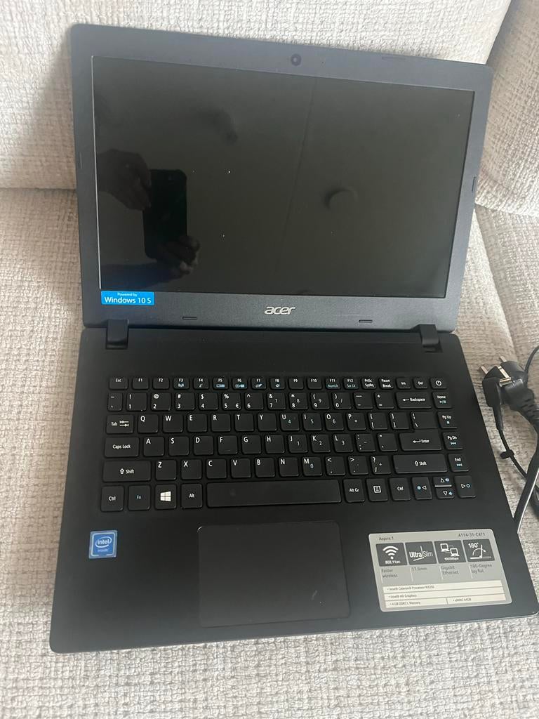 ACER Aspire 1 laptop, Gebruikt, Qwerty, Minder dan 2 Ghz, 14 inch