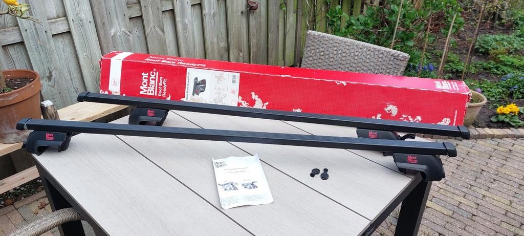 Mont Blanc dakdragers RF 20, Ophalen, Zo goed als nieuw