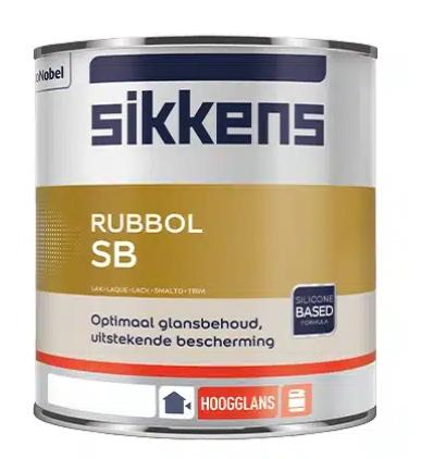 Sikkens Rubbol SB - Buitenlak - Wit of RAL 9010, 9016, 7016, Doe-het-zelf en Verbouw, Verf, Beits en Lak, -, Wit, -, Nieuw