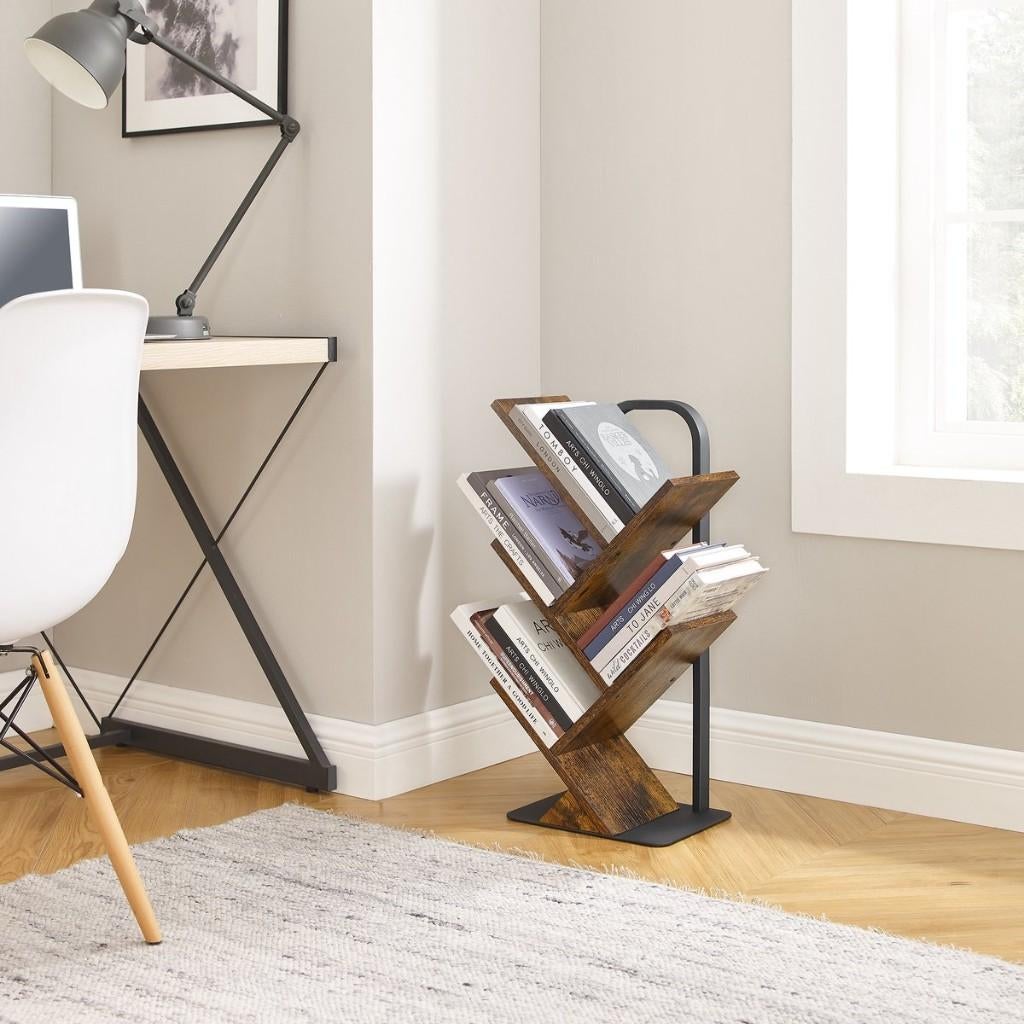 Compacte boekenkast boomvorm-4 planken-30x19x61 cm, Huis en Inrichting, Kasten | Boekenkasten, Ophalen of Verzenden, Nieuw, 25 tot 50 cm