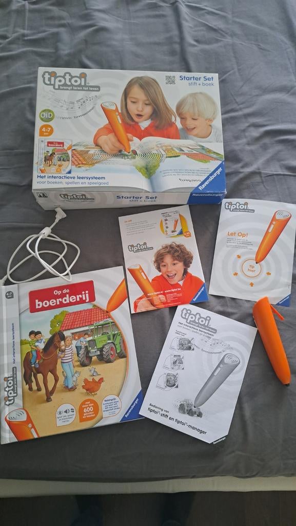 tiptoi starterset - boek 'op de boerderij', Ophalen of Verzenden, Ontdekken