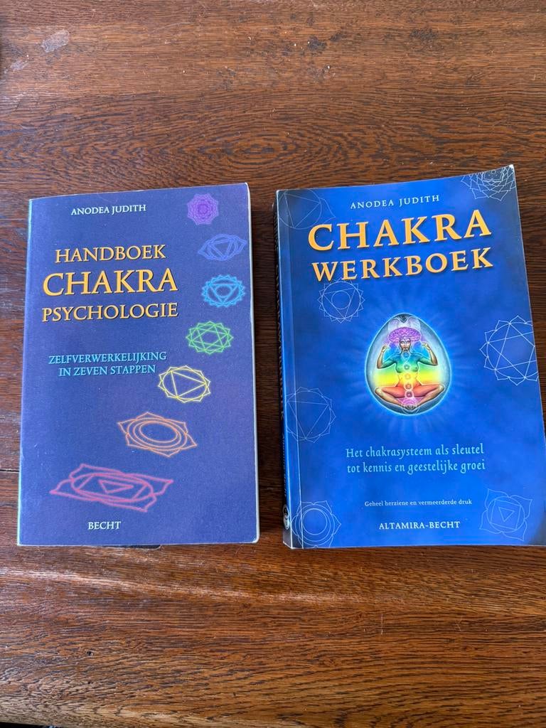 Anodea Judith - Handboek Chakrapsychologie + Chakra Werkboek, Boeken, Ophalen of Verzenden, Zo goed als nieuw, Spiritualiteit algemeen