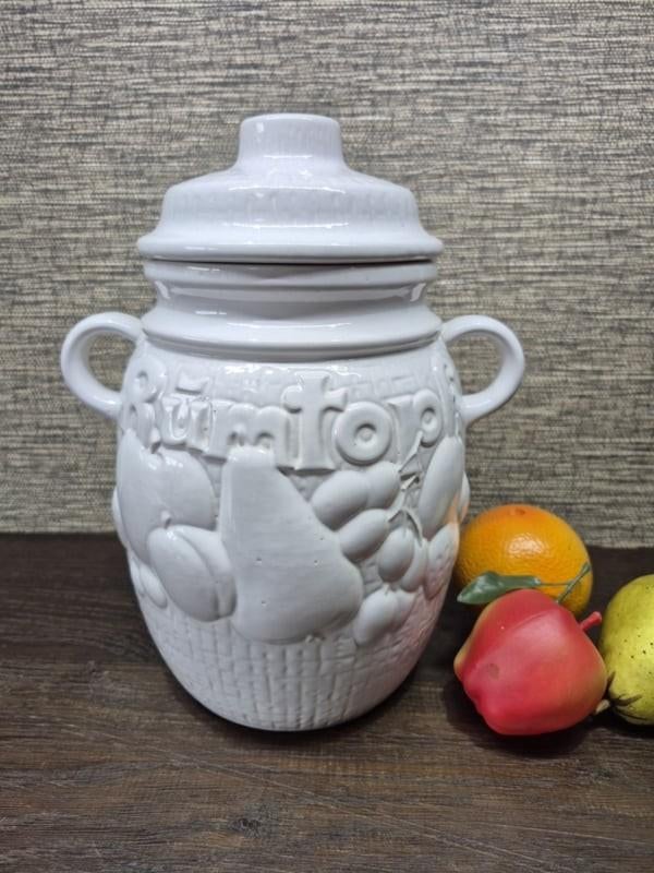 Vintage aardewerk Rumtopf van Scheurich, Ophalen of Verzenden