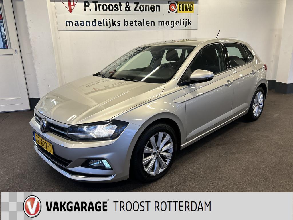 Volkswagen Polo 1.0 TSI Highline Automaat | Adaptieve cruise, Stof, Gebruikt, Met garantie (alle), 49 €/maand