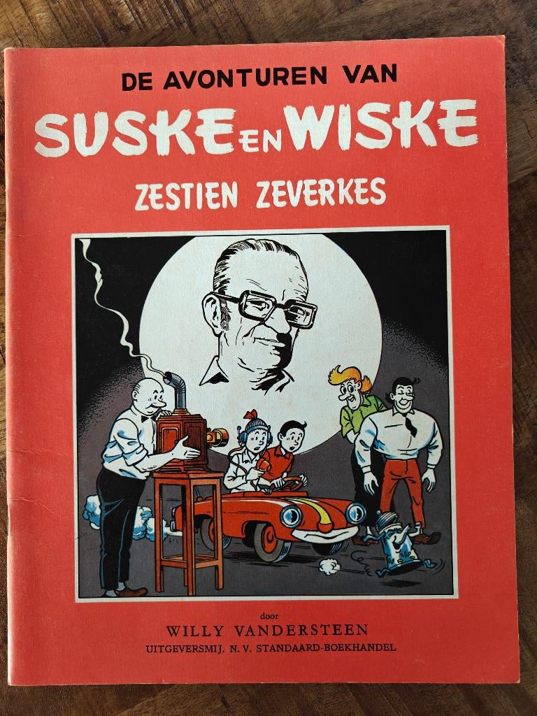 Suske en Wiske  Zestien Zeverkes  Pseudo-Facsimile uitgave, Ophalen, Willy Vandersteen, Eén stripboek, Zo goed als nieuw