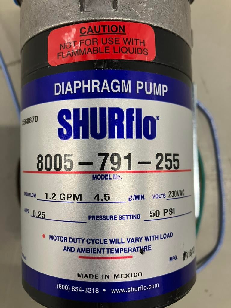 Shurflo pomp 230V, Ophalen of Verzenden, Nieuw, Elektrisch, Beregeningspomp