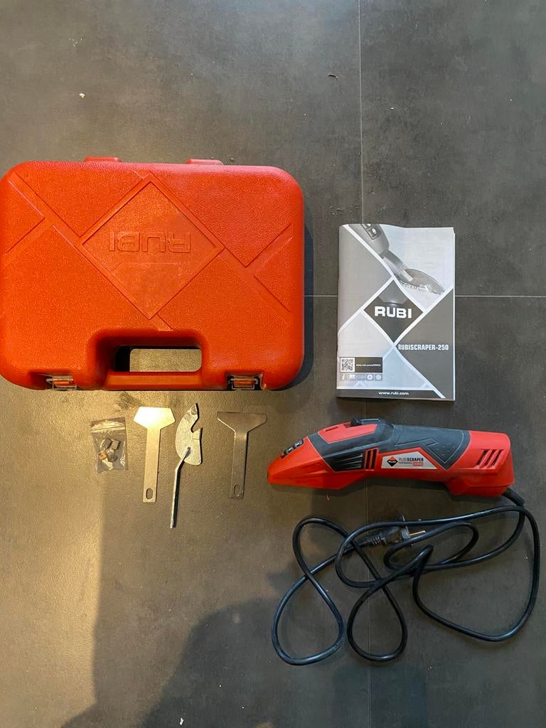 Rubi Scraper 250 Elektrische voegenkrabber, Ophalen of Verzenden, Zo goed als nieuw