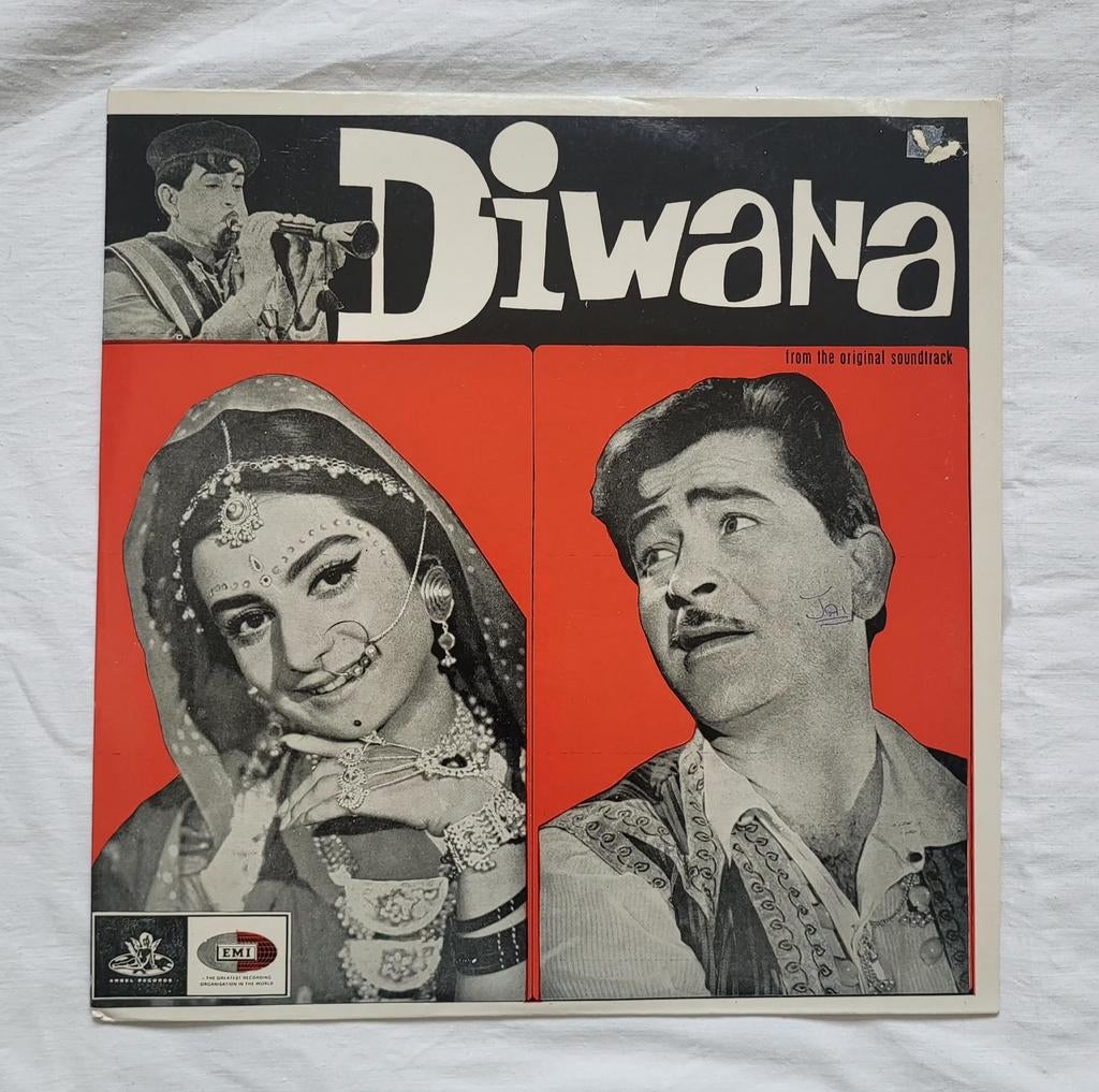 Bollywood LP - Diwana Soundtrack - Zeer Goede Staat, Ophalen of Verzenden