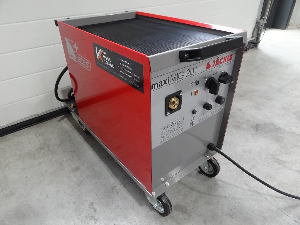 NIEUW Mig/Mag lasapparaat Jackle Maxi Mig 201 230/380 volt, Ophalen of Verzenden, Nieuw, 150 tot 250 ampère, Co2