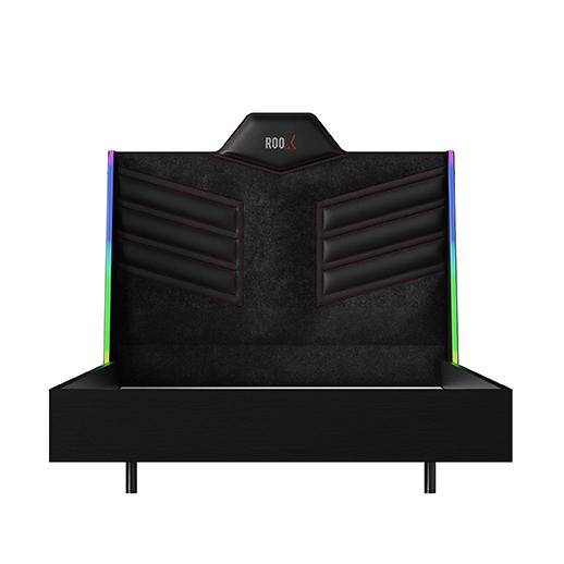 Roox twijfelaar met led-verlichting - 120x200 - Zwart, Niet ingevuld, Niet ingevuld, Niet ingevuld