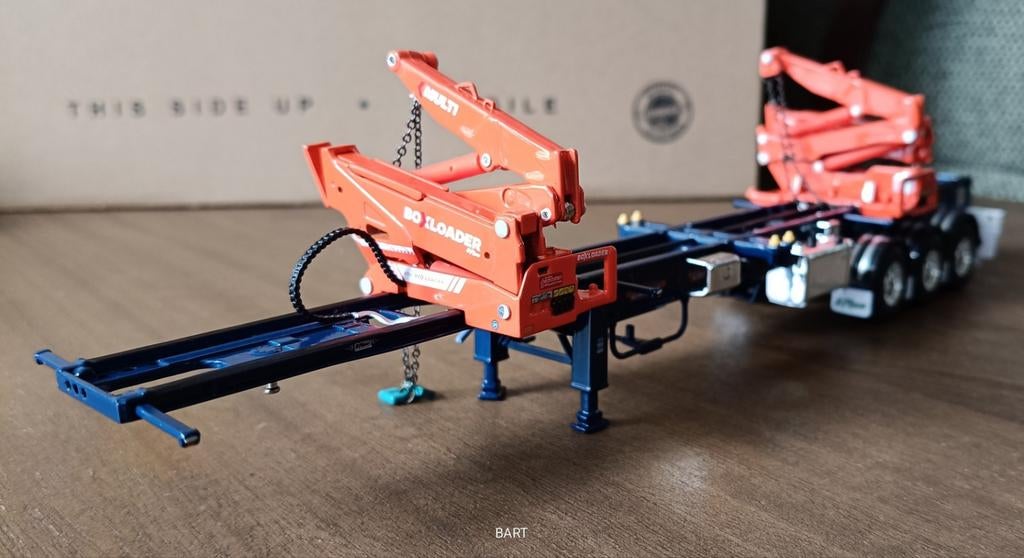 CONTAINER SIDELOADER DRAKE AUSTRALIË GEEN WSI, Hobby en Vrije tijd, Modelauto's | 1:50, Ophalen of Verzenden, Nieuw, Bus of Vrachtwagen